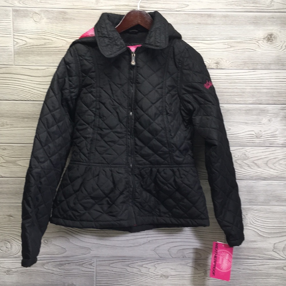New Girls Sz 10/12 Weatherproof Quilted Jacket